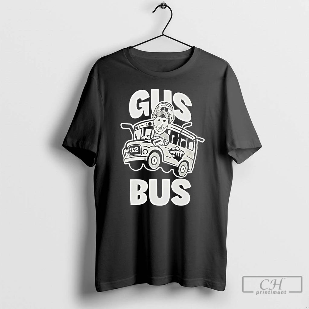 Classic Gus Bus Wild Minnesota Wild No 32 T-Shirts, Hoodie, Sweatshirt | PopFlextees.com
