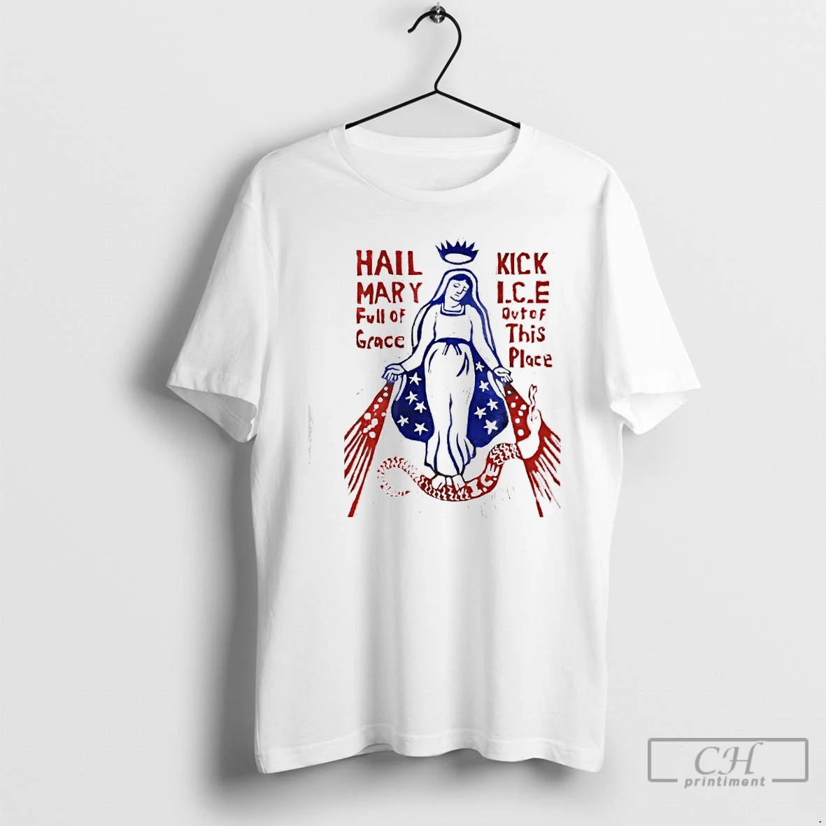 Classic Hail Mary Full Of Grace Kick Lc E Out Of This Place T Shirts Hoodie, Sweatshirt | PopFlextees.com