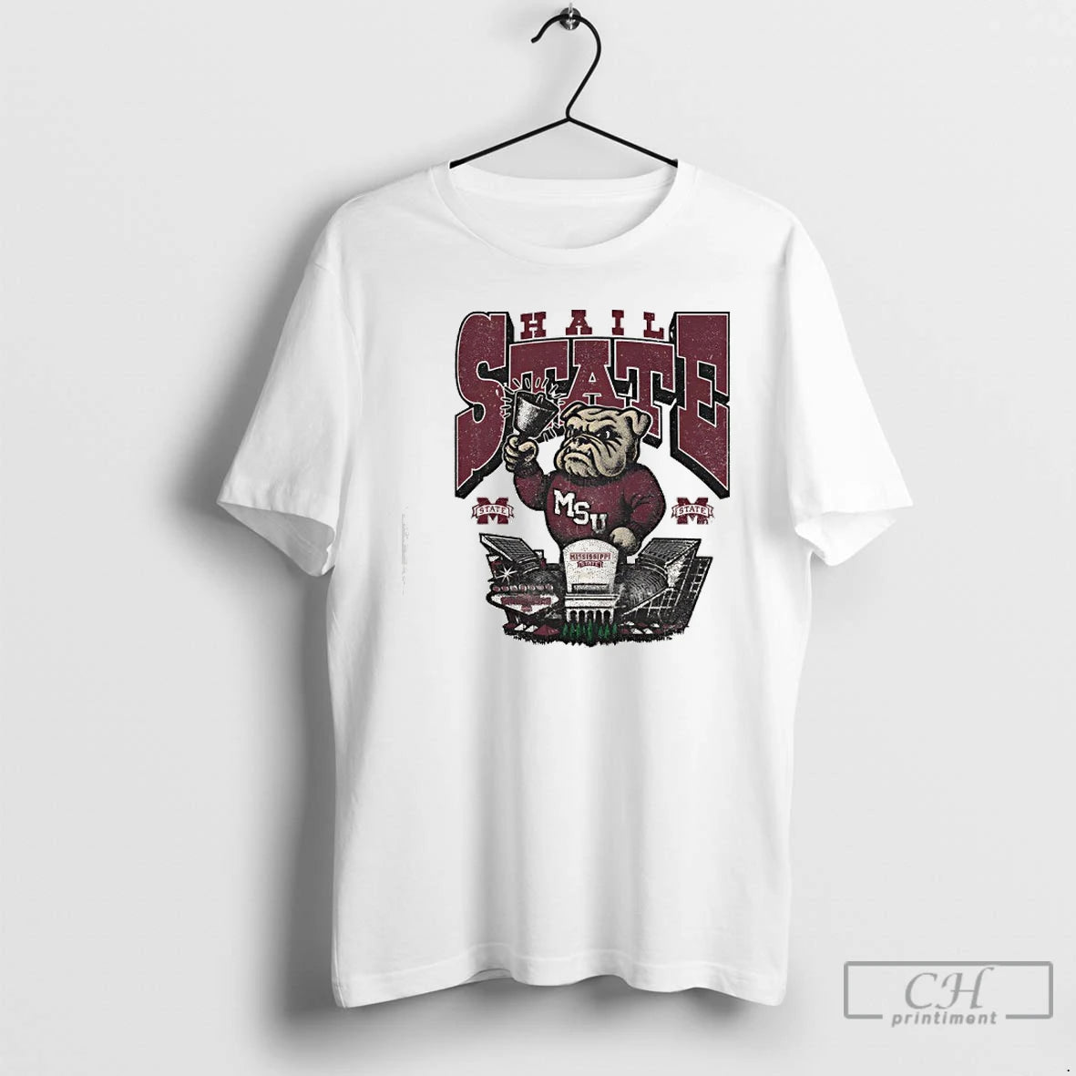Classic Hail State Bulldog Stadium Mascot T-Shirts, Hoodie, Sweatshirt