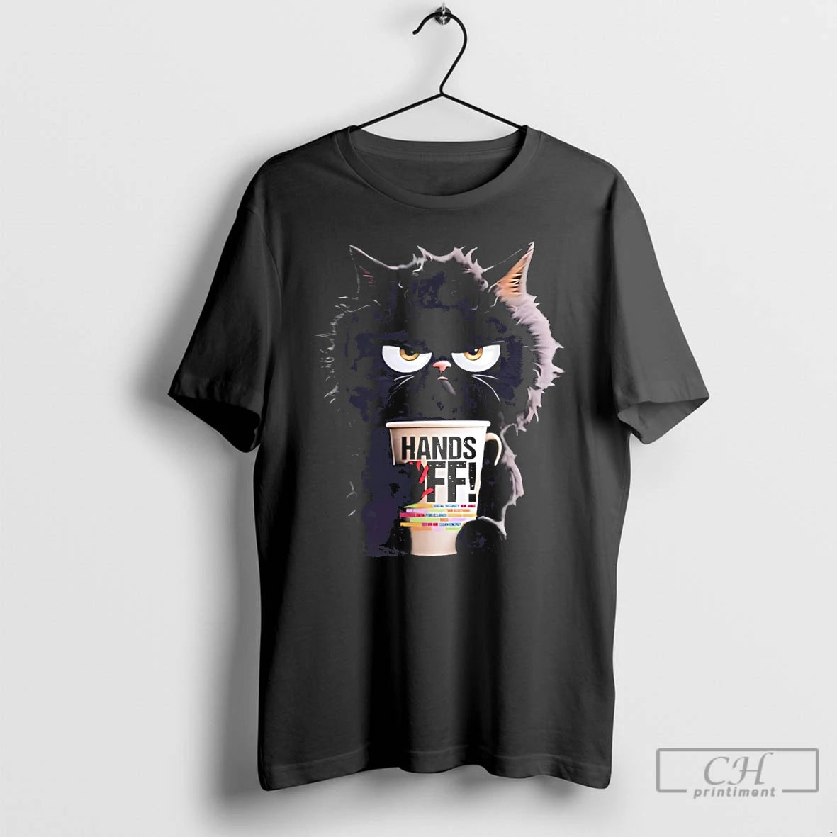 Classic Hands Off Black Cat T-Shirts, Hoodie, Sweatshirt | PopFlextees.com