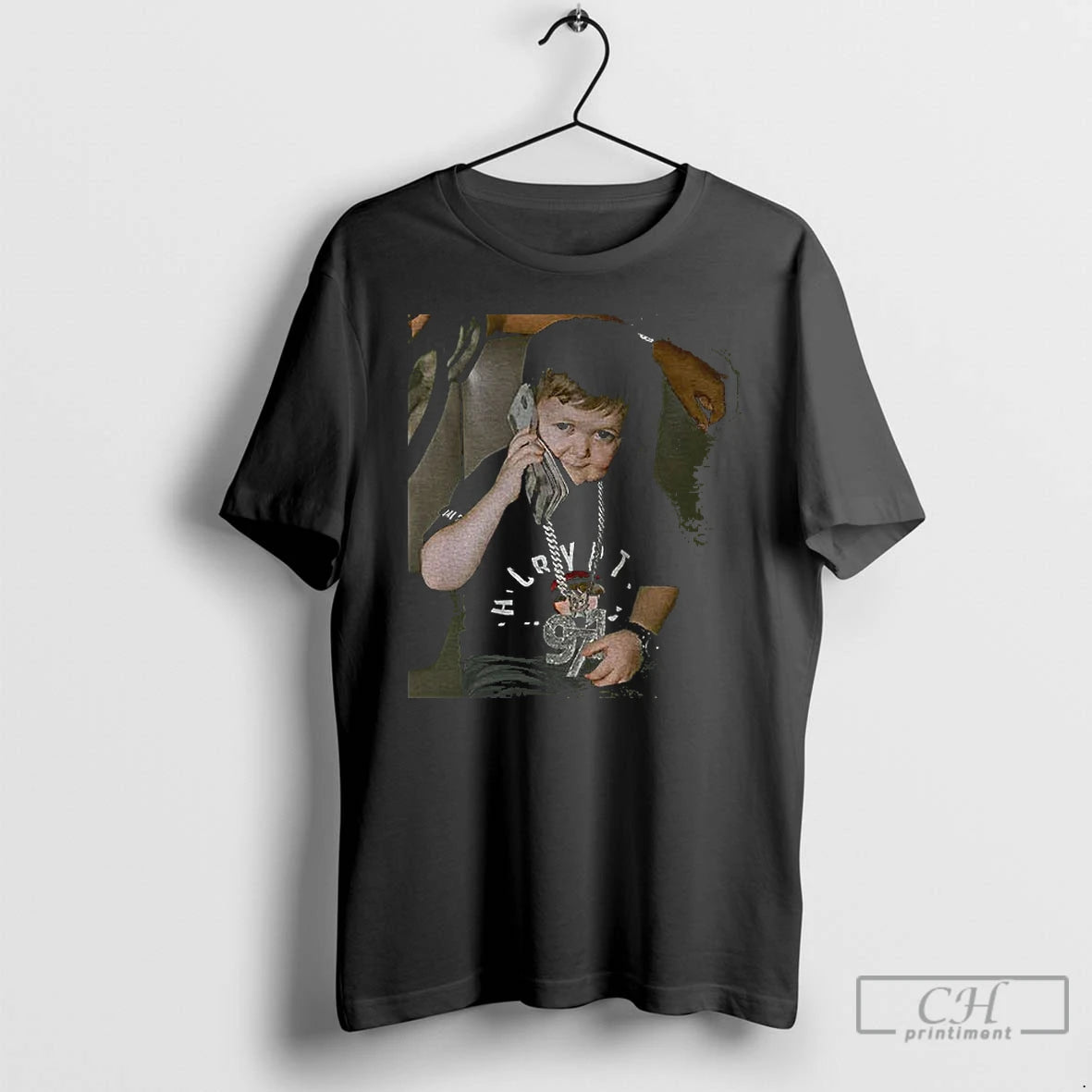 Classic Hasbulla Magomedov Money Phone Photo T-Shirts, Hoodie, Sweatshirt | PopFlextees.com