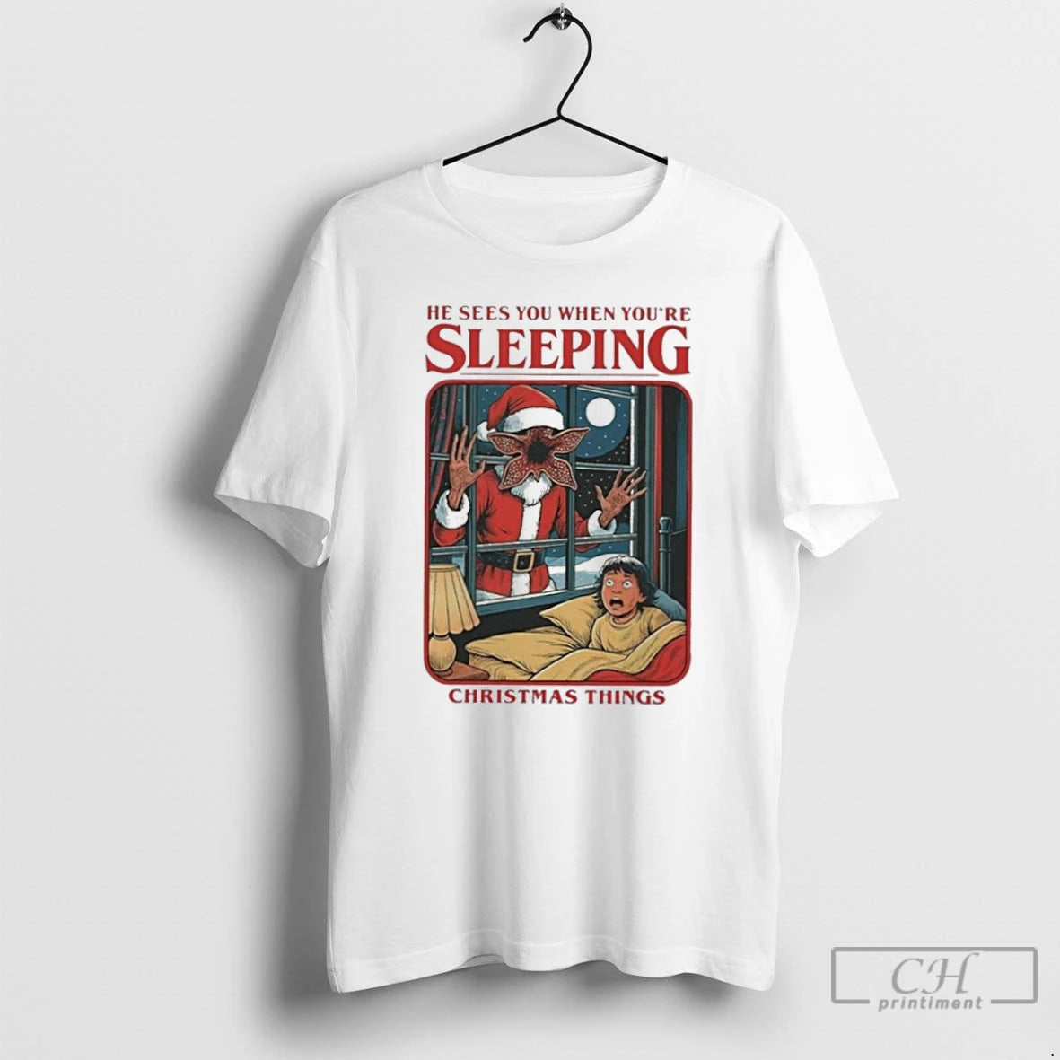 Classic He Sees You When You Are Sleeping Christmas Things T-Shirts, Hoodie, Sweatshirt | PopFlextees.com