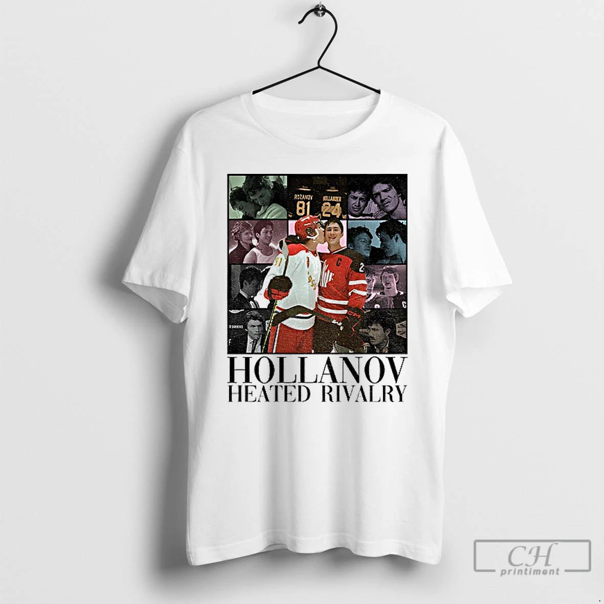 Classic Heated Rivalry Shane And Ilya Hollander Rosanov Hollanov Merry Christmas T-Shirts, Hoodie, Sweatshirt