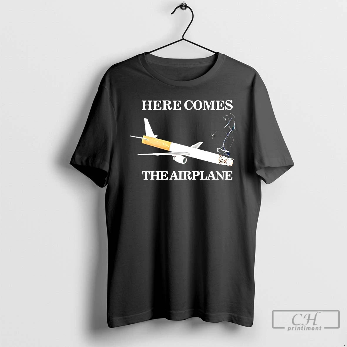 Classic Here Comes The Airplane Graphic T-Shirts, Hoodie, Sweatshirt | PopFlextees.com