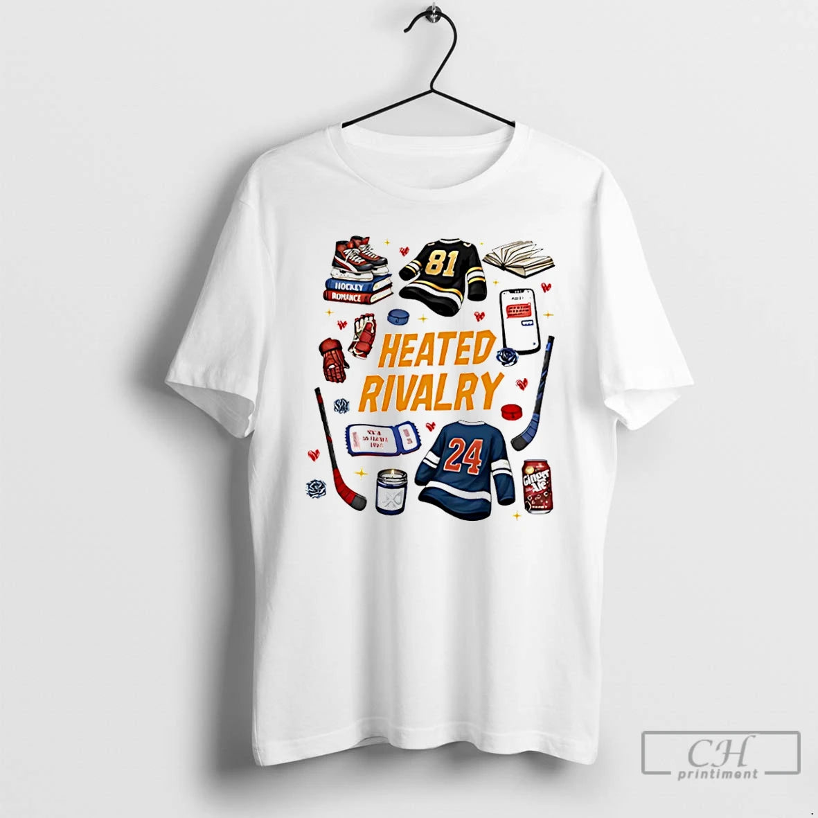 Classic Hockey Heated Rivalry Icon T-Shirts, Hoodie, Sweatshirt | PopFlextees.com