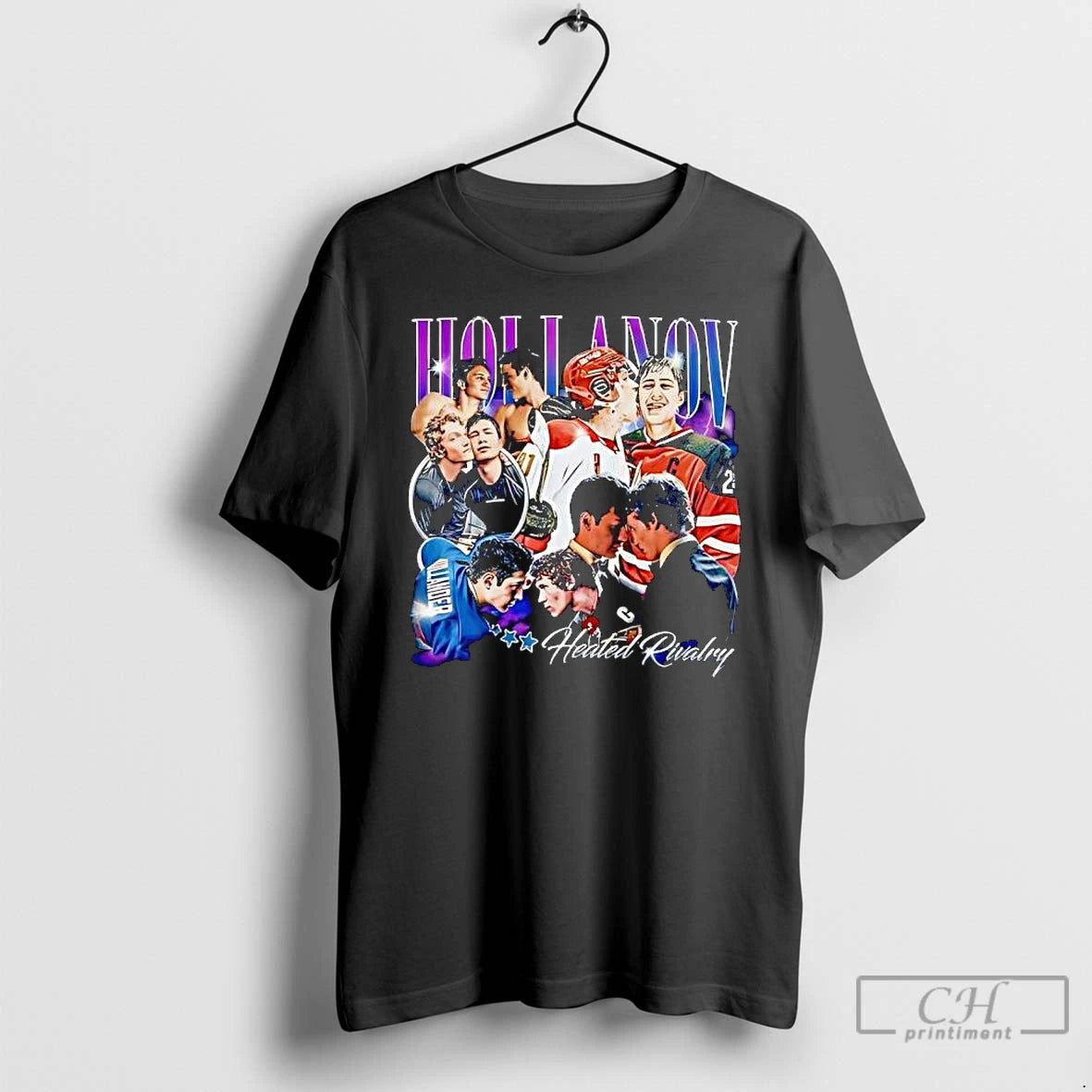Classic Hollanov Hudson Williams And Connor Storrie Heated Rivalry Graphic T-Shirts, Hoodie, Sweatshirt | PopFlextees.com