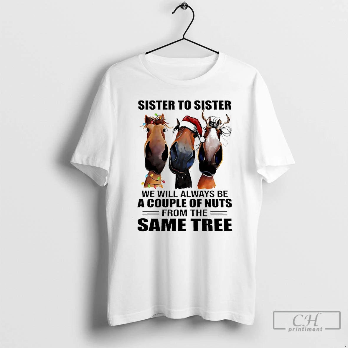 Classic Horse Sister Sister We Will Always Be Couple Nus T-Shirts, Hoodie, Sweatshirt