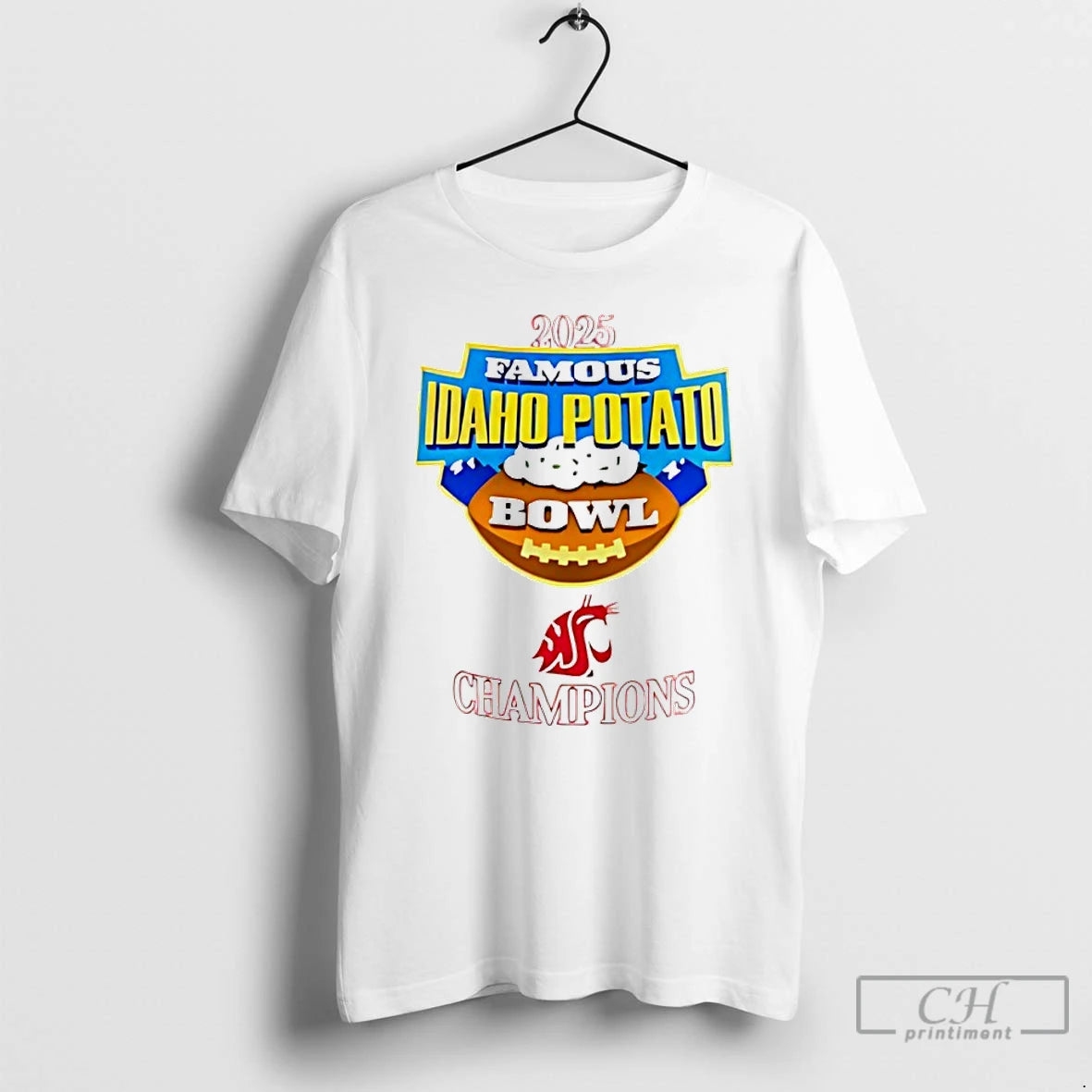 Classic Houston Cougars 2025 Famous Idaho Potato Bowl Champions Logo T-Shirts, Hoodie, Sweatshirt | PopFlextees.com