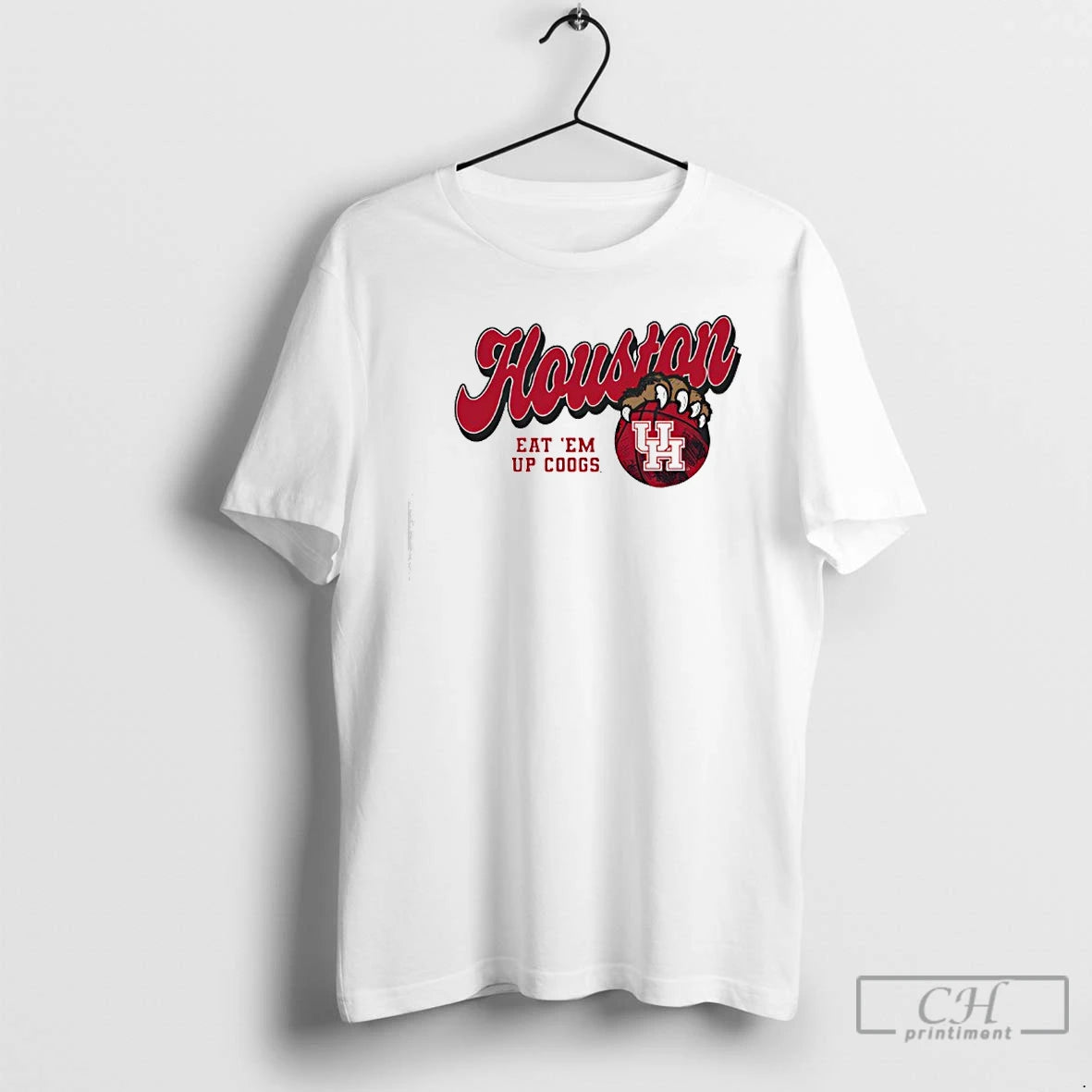 Classic Houston Cougars Claw Eat Em Up Coogs Logo T-Shirts, Hoodie, Sweatshirt