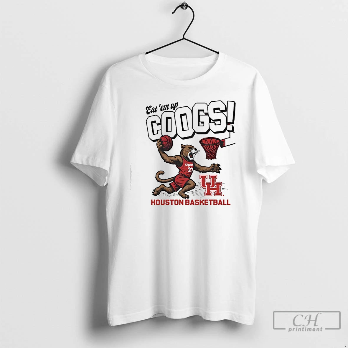 Classic Houston Cougars Eat Em Up Coogs Slam Dunk T-Shirts, Hoodie, Sweatshirt
