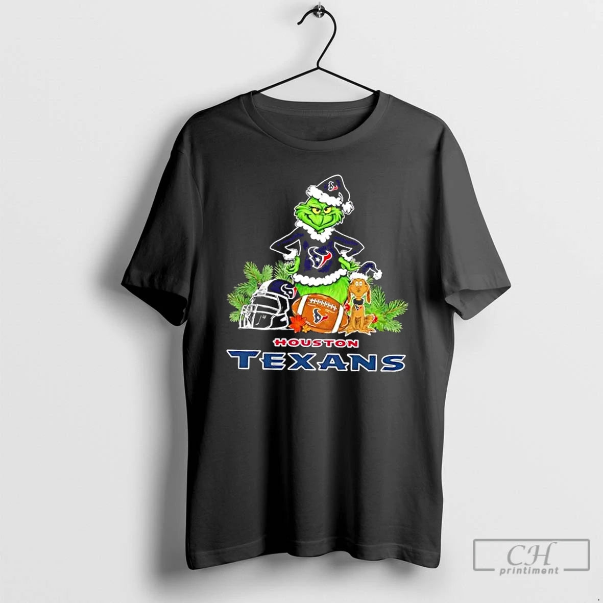 Classic Houston Texans Football X Grinch And Max Dog Merry Christmas T-Shirts, Hoodie, Sweatshirt | PopFlextees.com
