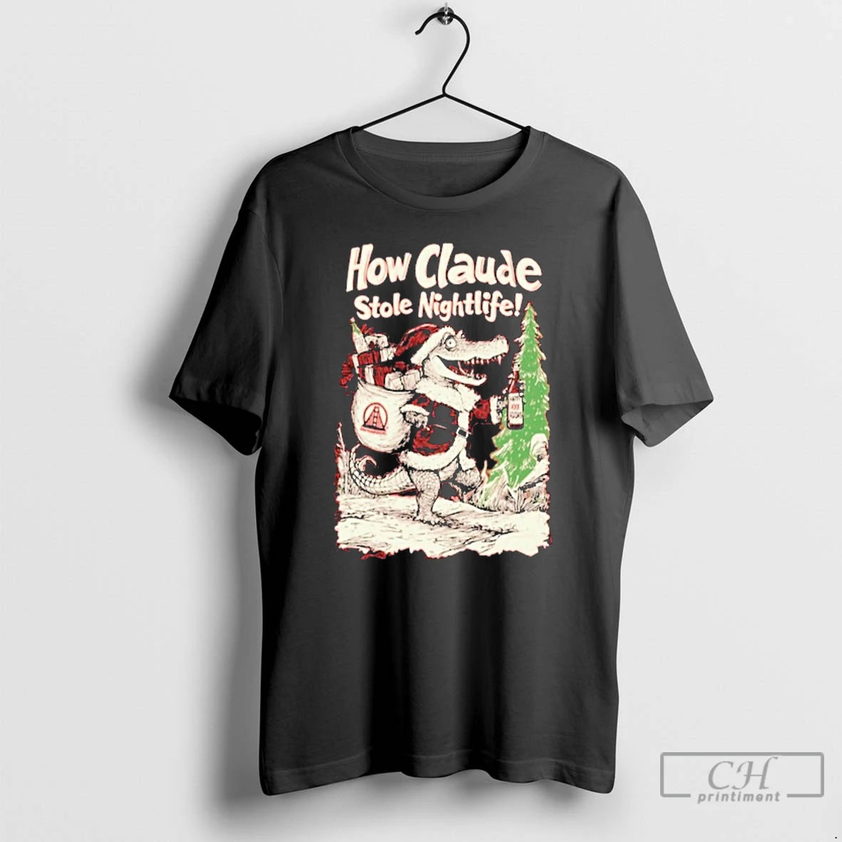 Classic How Claude Stole Nightlife Christmas T-Shirts, Hoodie, Sweatshirt | PopFlextees.com