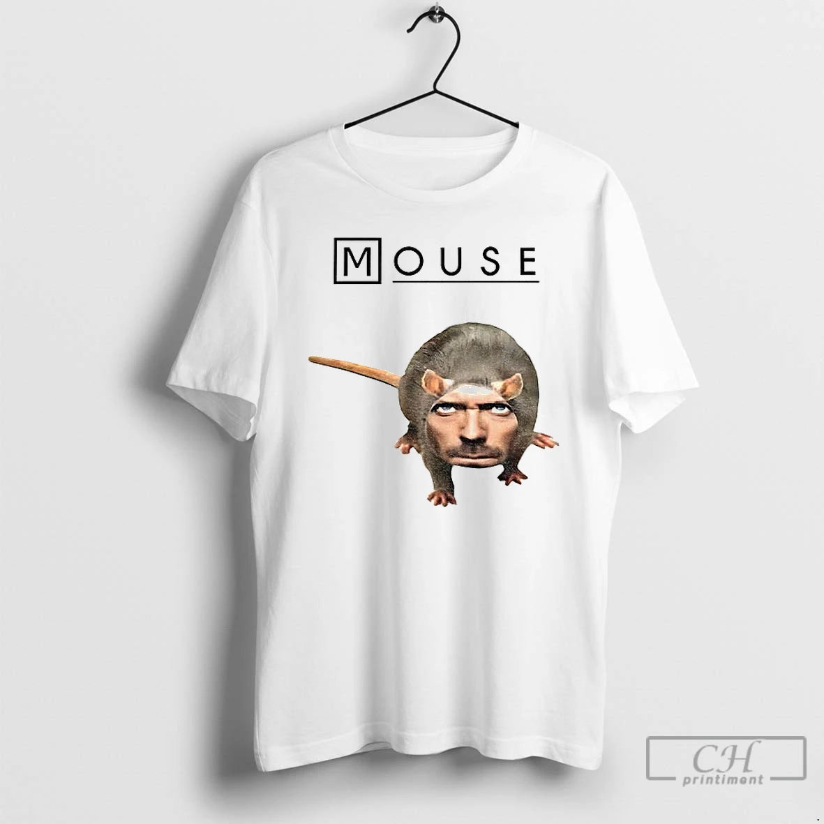 Classic Hugh Laurie Dr Gregory House X Mouse Funny Meme T-Shirts, Hoodie, Sweatshirt | PopFlextees.com