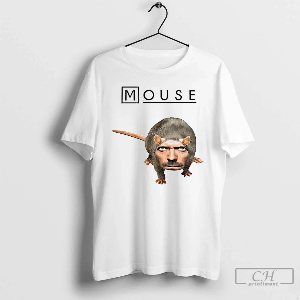 Classic Hugh Laurie Dr Gregory House X Mouse Funny Meme T-Shirts, Hoodie, Sweatshirt