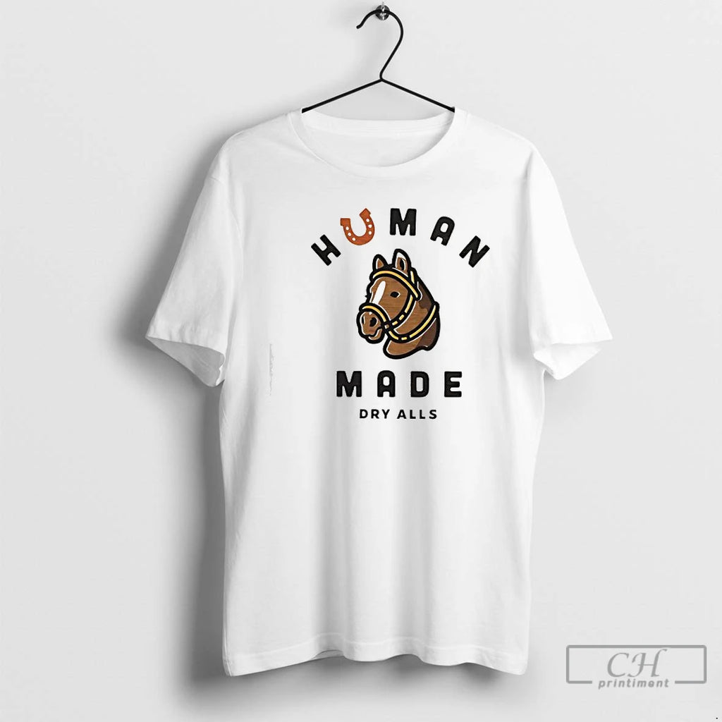 Classic Human Made Dry Alls Horse Graphic T-Shirts, Hoodie, Sweatshirt | PopFlextees.com