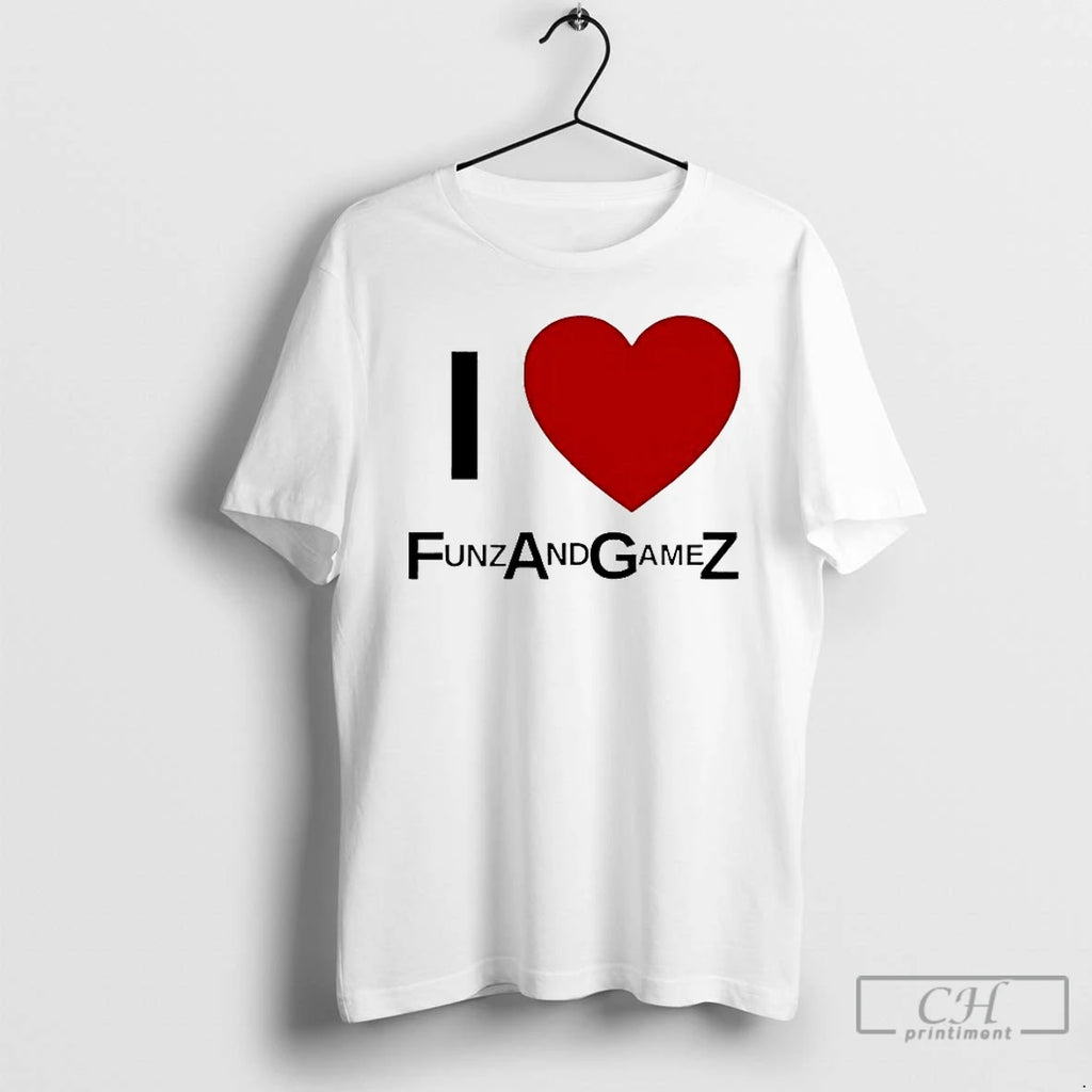 Classic I Love Funz And Game Z T-Shirts, Hoodie, Sweatshirt | PopFlextees.com