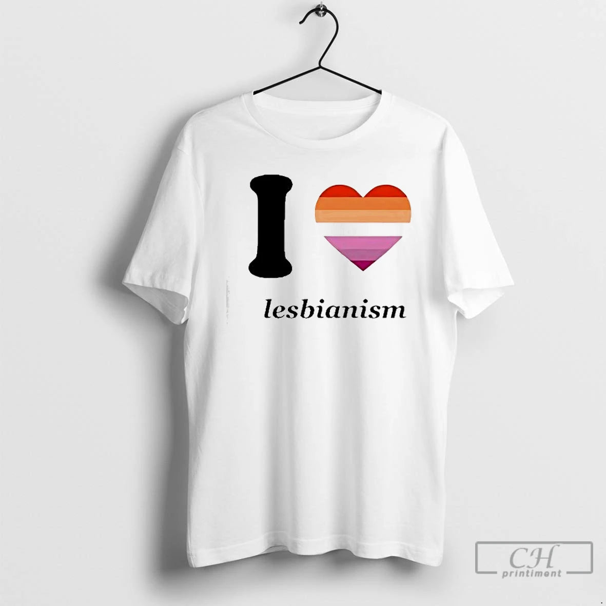 Classic I Love Lesbianism Lgbt Heart T-Shirts, Hoodie, Sweatshirt | PopFlextees.com