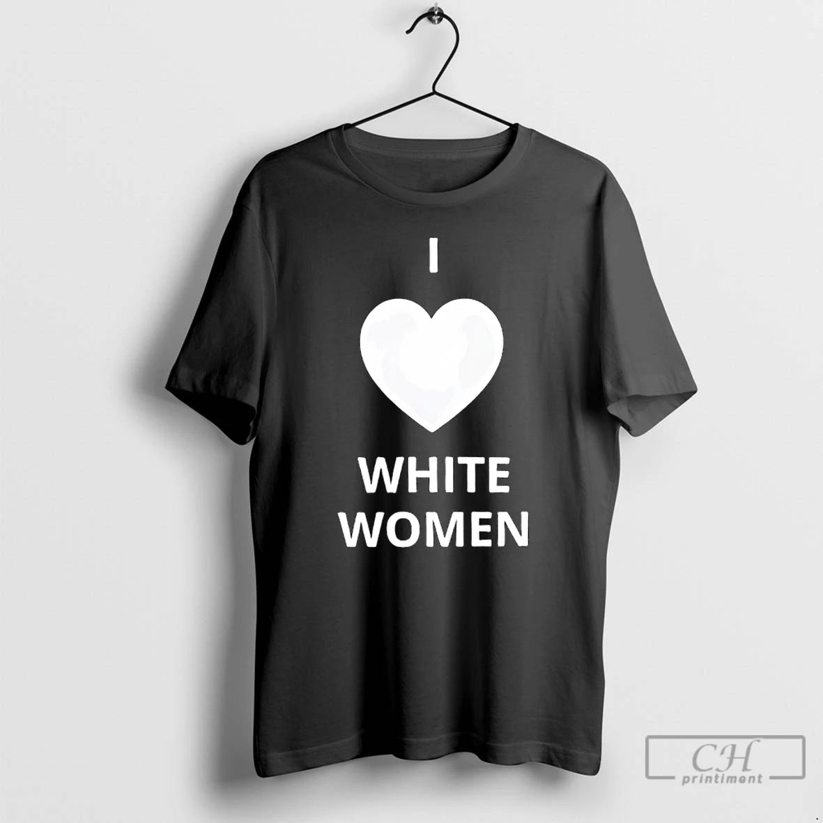 Classic I Love White Women Heart Graphic T-Shirts, Hoodie, Sweatshirt | PopFlextees.com