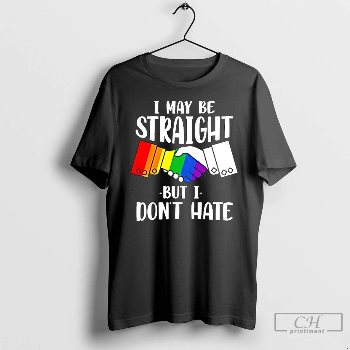 Classic I May Be Straight But I Dont Hate Lgbt Community T-Shirts, Hoodie, Sweatshirt | PopFlextees.com