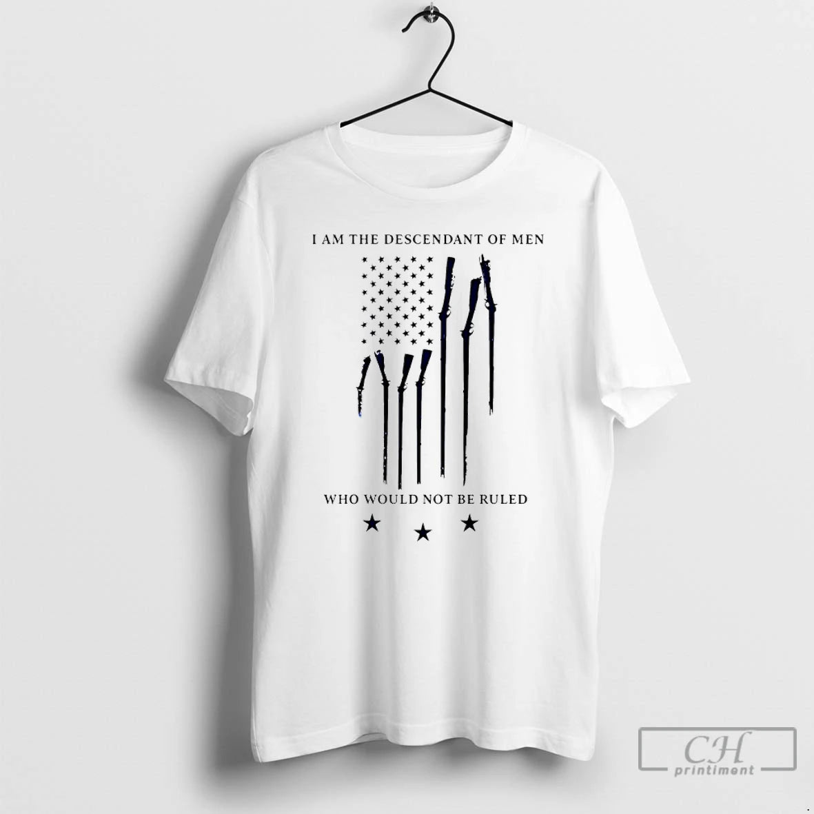 Classic I Am The Descendant Of Men Who Would Not Be Ruled T Shirts Sweater Hoodie, Sweatshirt | PopFlextees.com