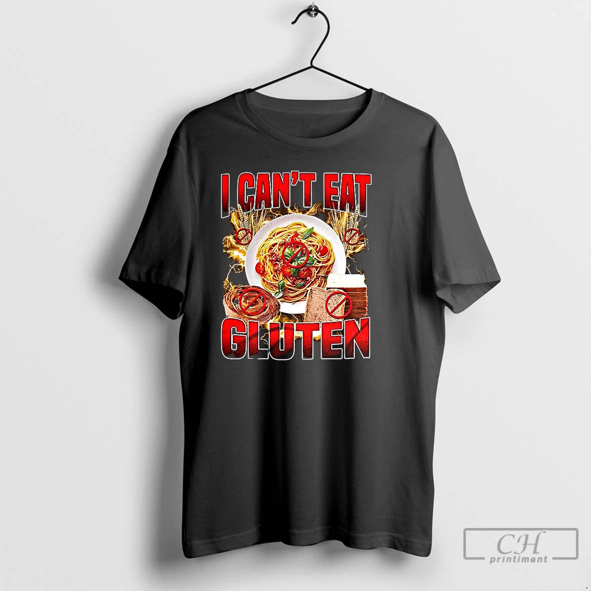 Classic I Cant Eat Gluten Gluten Intolerance T-Shirts, Hoodie, Sweatshirt | PopFlextees.com