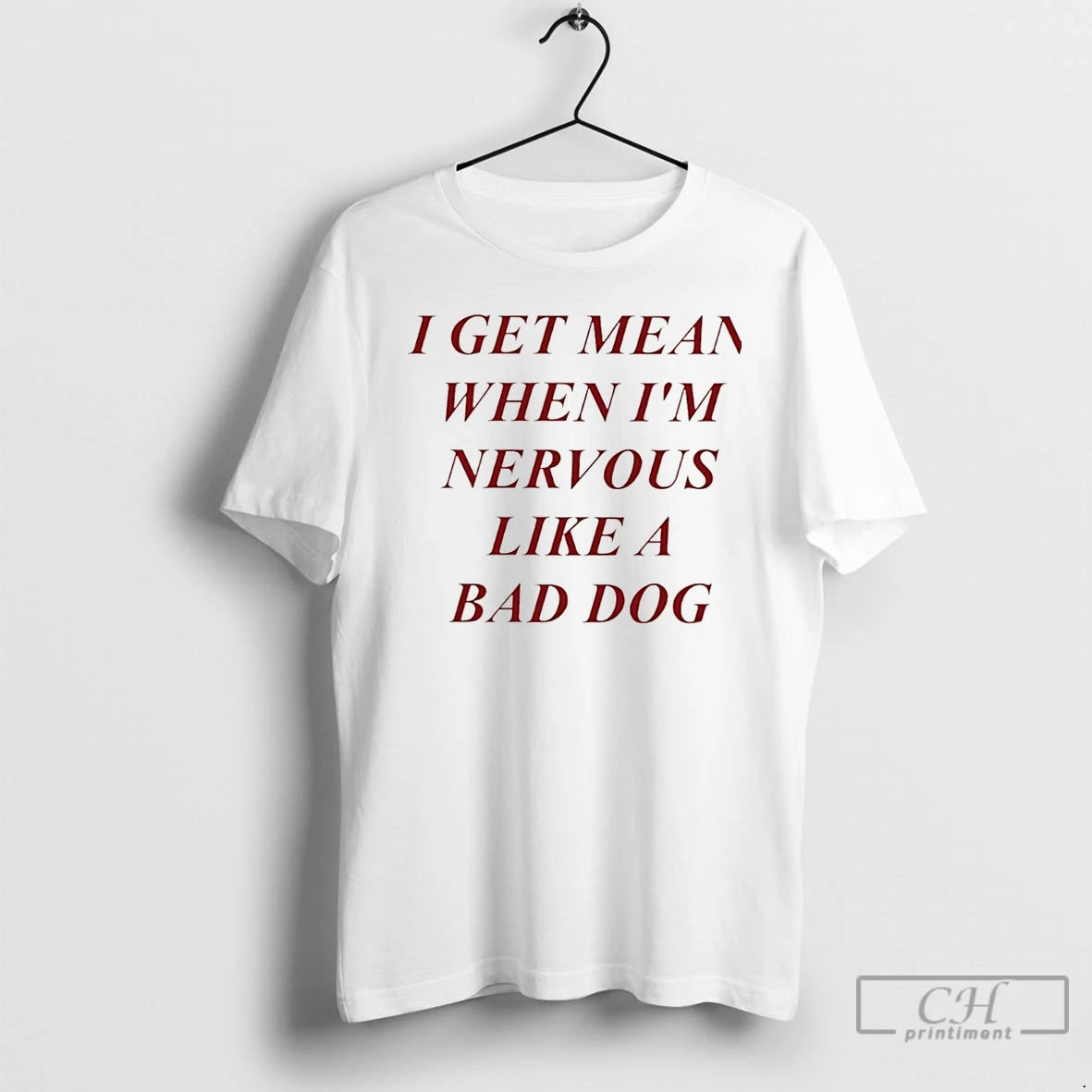 Classic I Get Mean When Im Nervous Like A Bad Dog Christmas T Shirts Sweater Hoodie, Sweatshirt | PopFlextees.com
