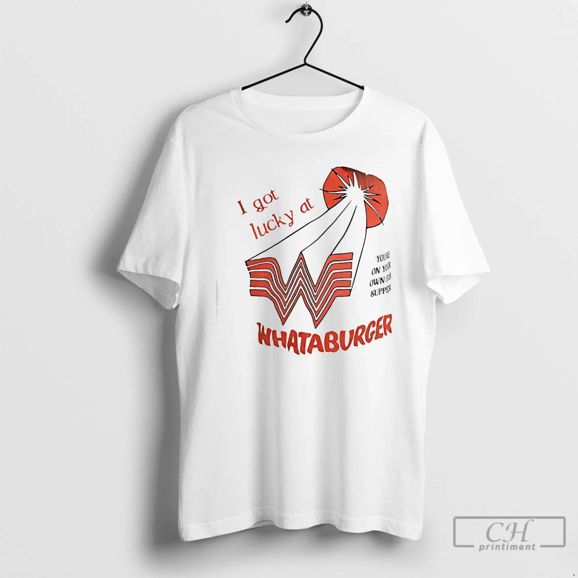 Classic I Got Lucky At Whataburger Exclusive Logo T-Shirts, Hoodie, Sweatshirt | PopFlextees.com