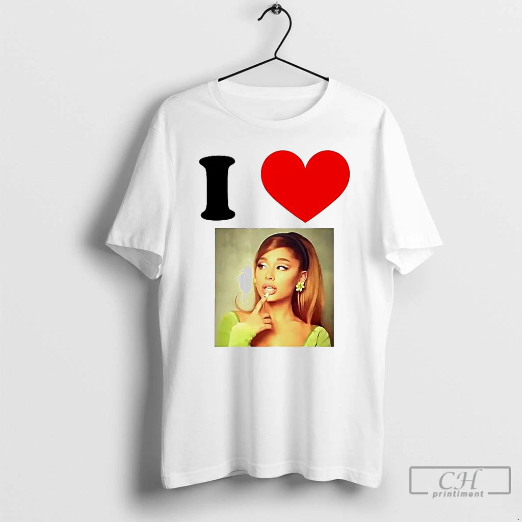 Classic I Love Ariana Heart Music Lover T-Shirts, Hoodie, Sweatshirt | PopFlextees.com