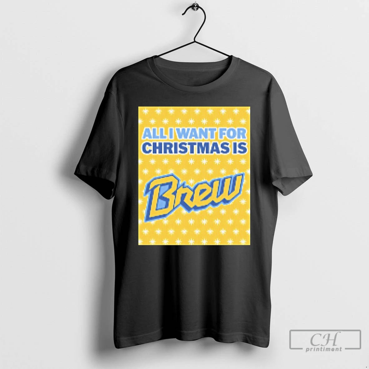Classic I Want For Christmas Is Brew Baseball Ugly T-Shirts, Hoodie, Sweatshirt | PopFlextees.com