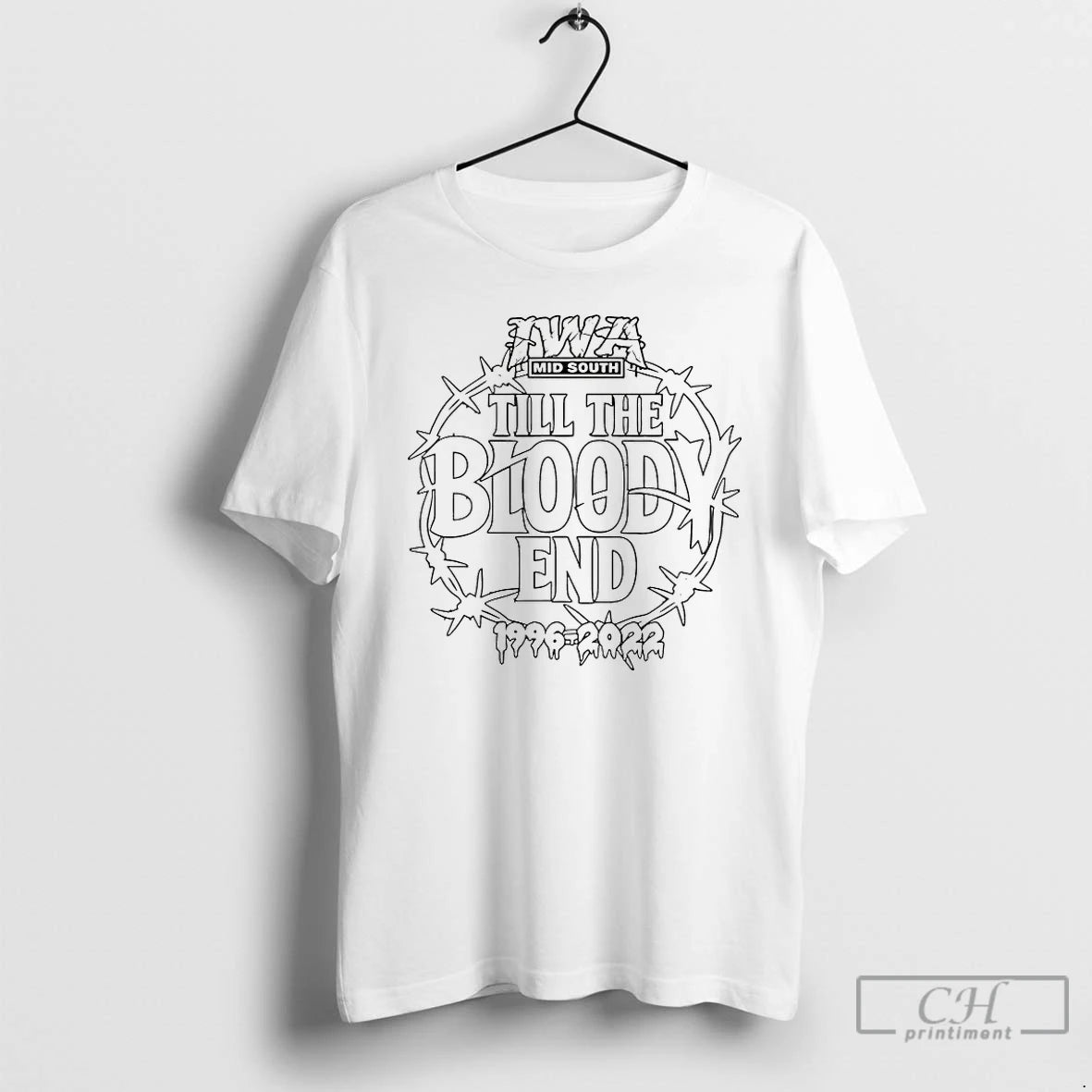 Classic Iwa Mid South Till Bloody End 1996 2022 T-Shirts, Hoodie, Sweatshirt