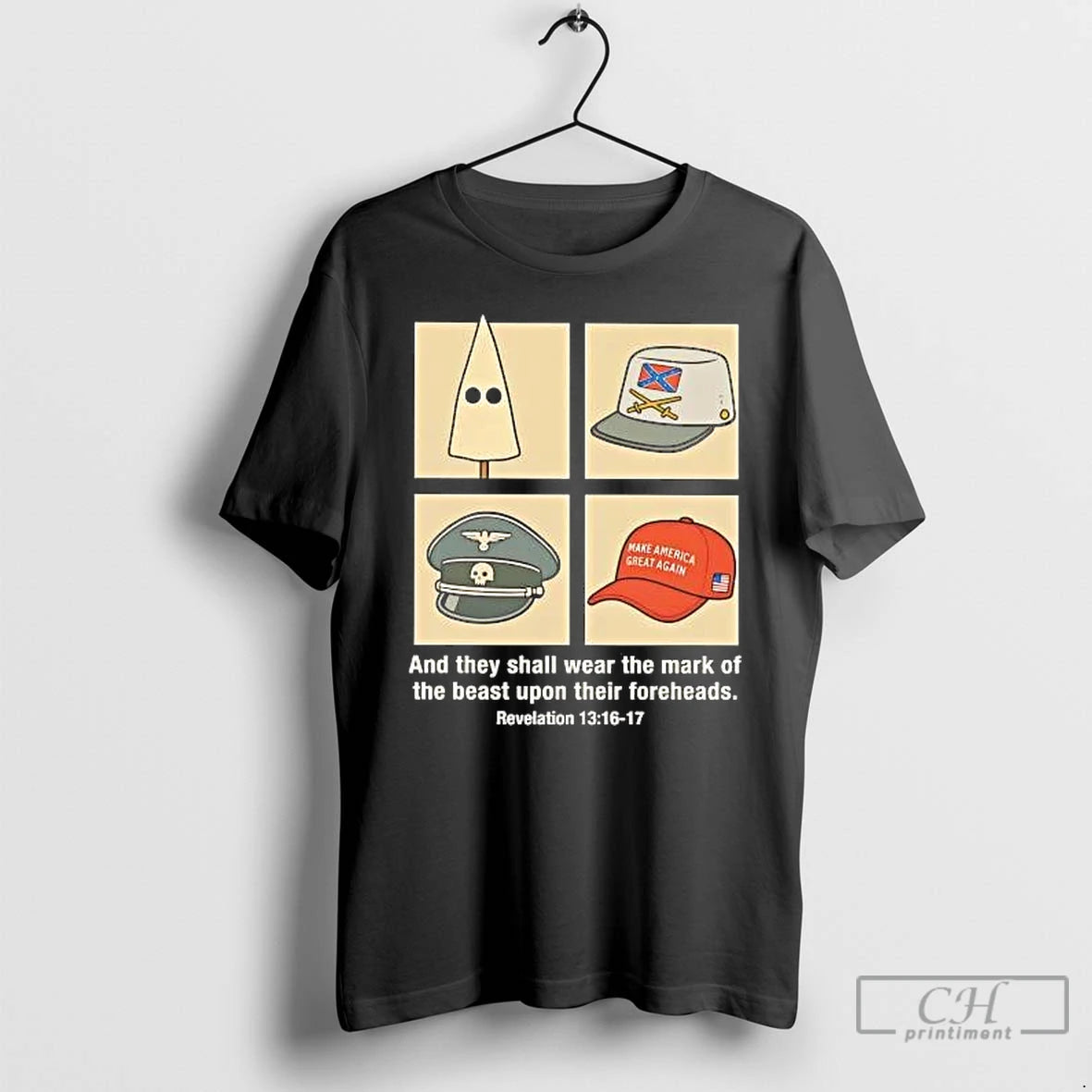 Classic Ice Fascism Kkk Maga And They Shall Wear The Mark Of The Beast T-Shirts, Hoodie, Sweatshirt | PopFlextees.com