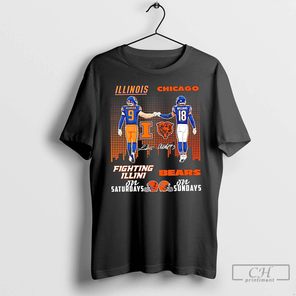 Classic Illinois Chicago Fighting Illini Bears Football Saturday Sunday T-Shirts, Hoodie, Sweatshirt | PopFlextees.com
