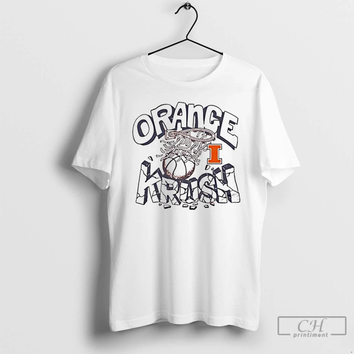 Classic Illinois Fighting Illini Basketball Orange Krush T-Shirts, Hoodie, Sweatshirt | PopFlextees.com
