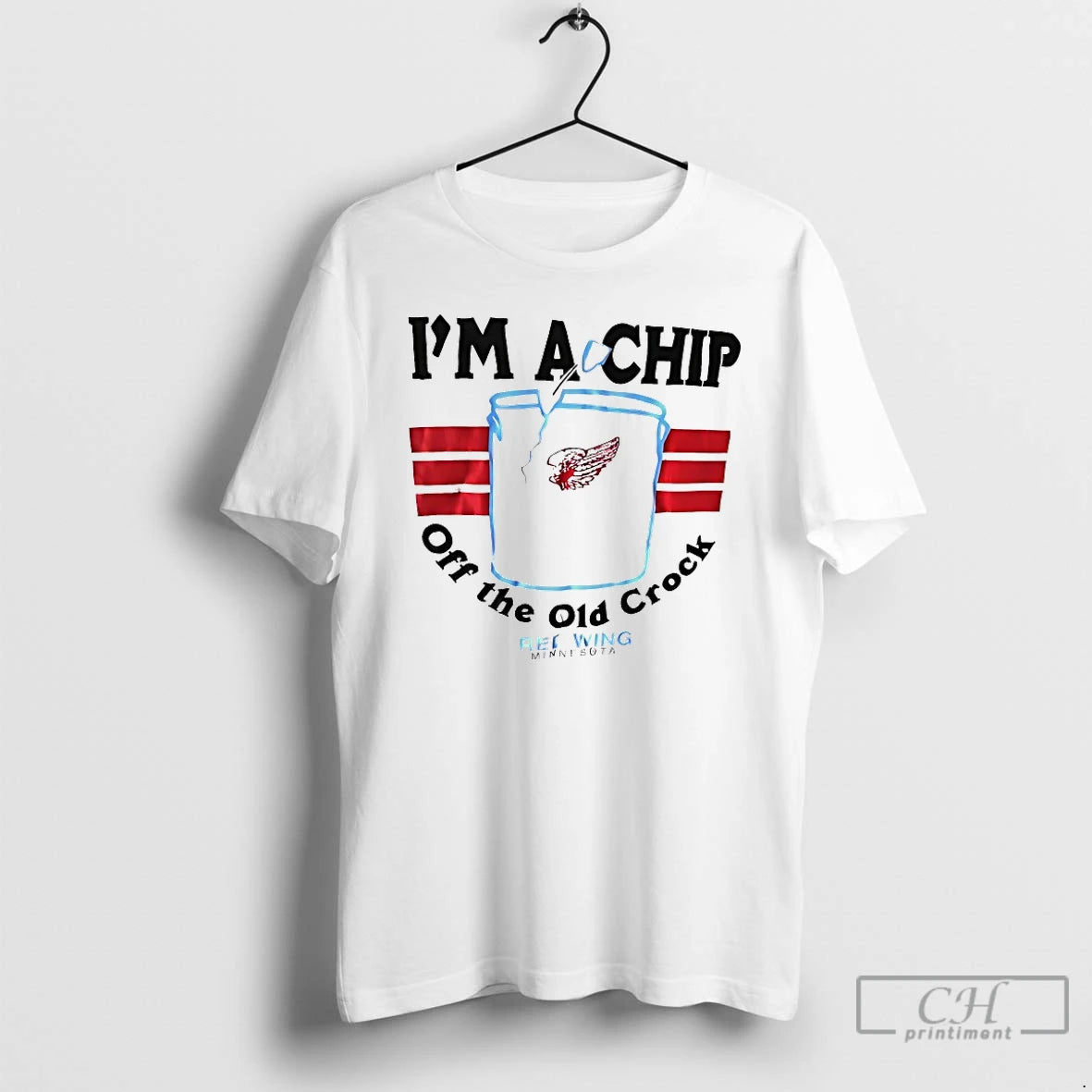 Classic Im A Chip Off The Old Crock Red Wing Minnesota T-Shirts, Hoodie, Sweatshirt | PopFlextees.com