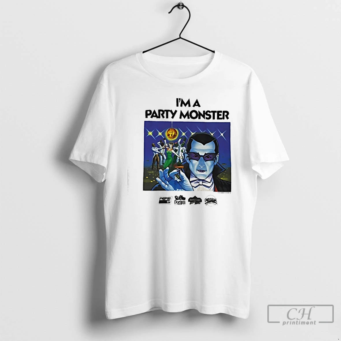 Classic Im A Party Monster Dracula Universal Studios 1992 T-Shirts, Hoodie, Sweatshirt | PopFlextees.com