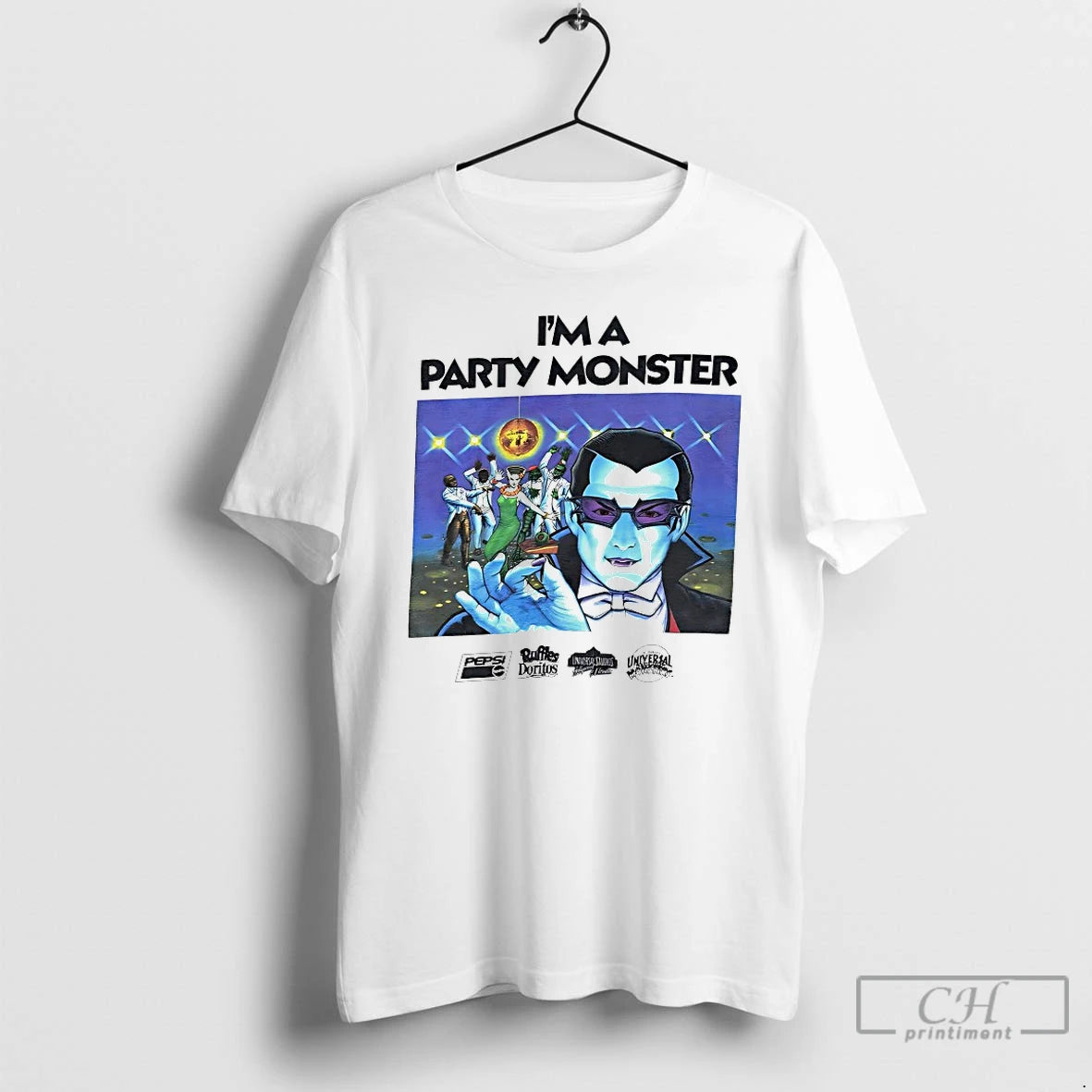 Classic Im A Party Monster Pepsi Ruffles Doritos And Universal T-Shirts, Hoodie, Sweatshirt | PopFlextees.com