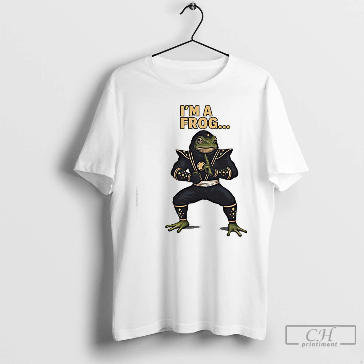 Classic Im Frog Japanese Frog Samurai Graphic T-Shirts, Hoodie, Sweatshirt | PopFlextees.com