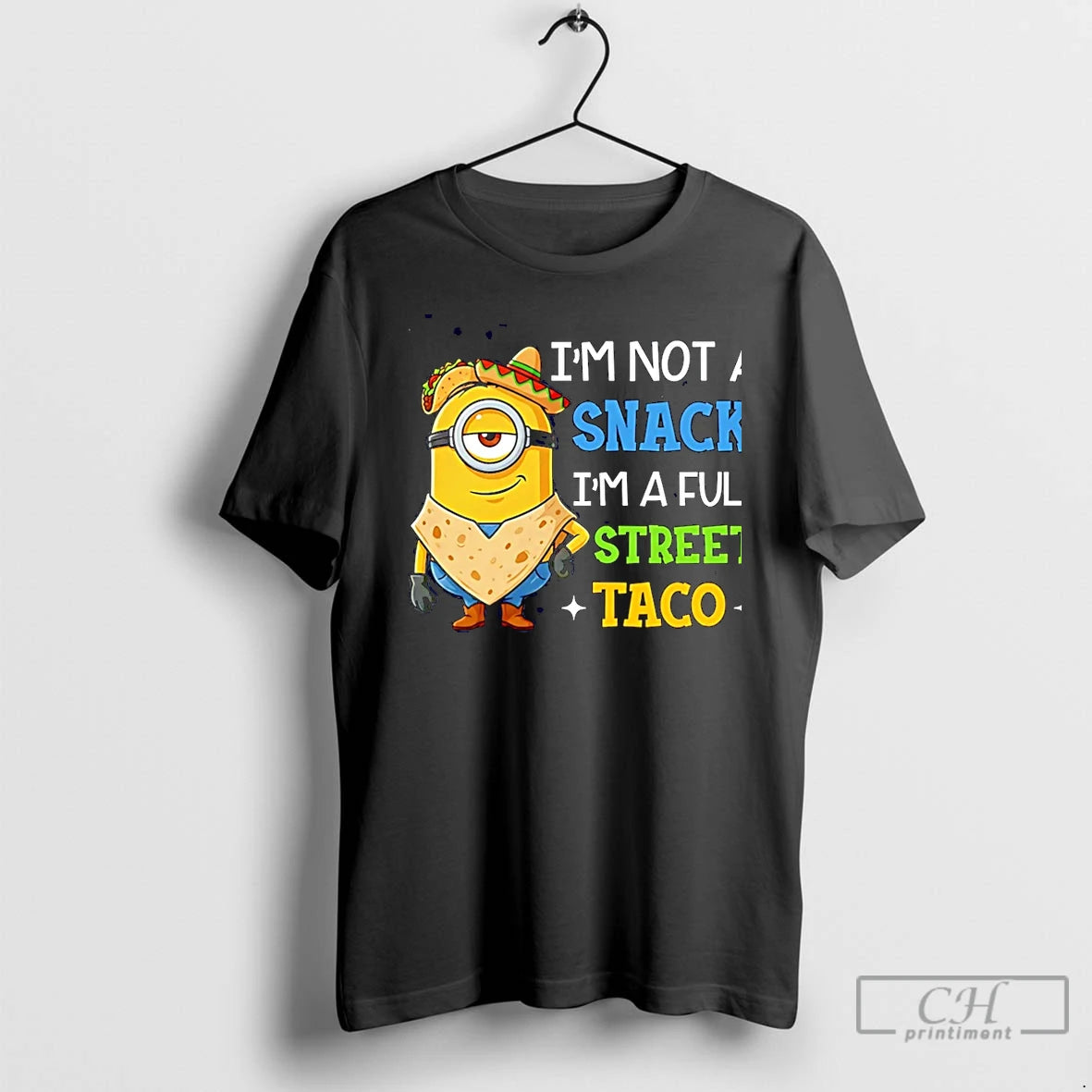 Classic Im Not A Snack Im A Full Street Taco Minion Christmas T Shirts Sweater Hoodie, Sweatshirt | PopFlextees.com