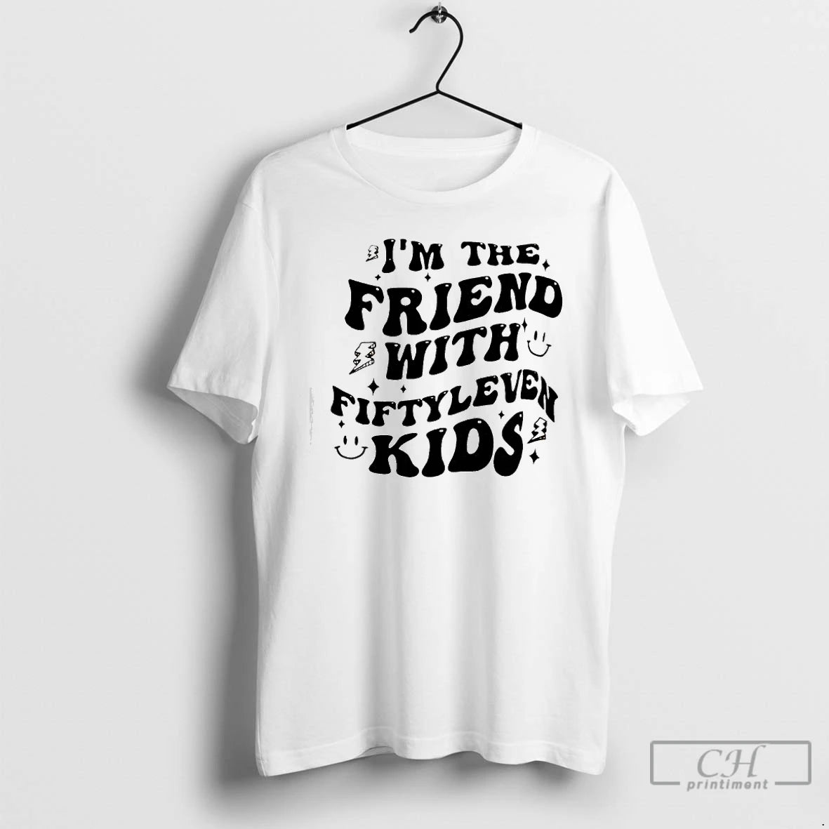 Classic Im The Friend With Fiftleleven Kids Text T-Shirts, Hoodie, Sweatshirt | PopFlextees.com