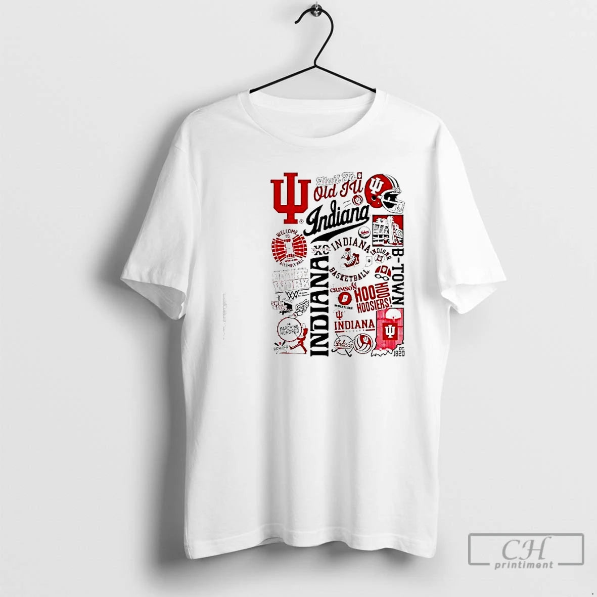 Classic Indiana Basketball Hail To Old Scatter Logo T-Shirts, Hoodie, Sweatshirt | PopFlextees.com