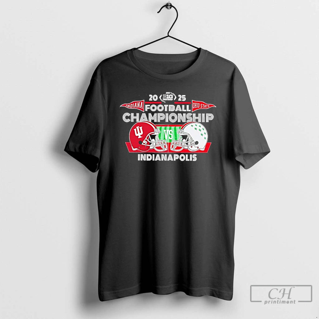 Classic Indiana Vs Ohio State Football Big Ten Championship 2025 Head To Head T Shirts Hoodie, Sweatshirt | PopFlextees.com
