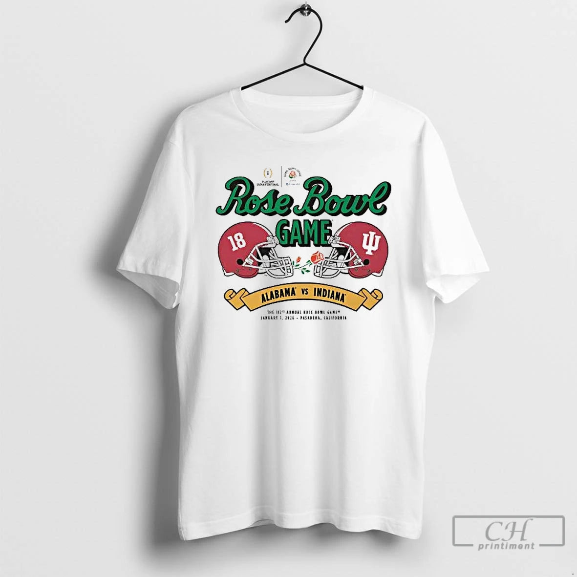Classic Indiana Vs Alabama 2026 Rose Bowl Helmet T-Shirts, Hoodie, Sweatshirt | PopFlextees.com