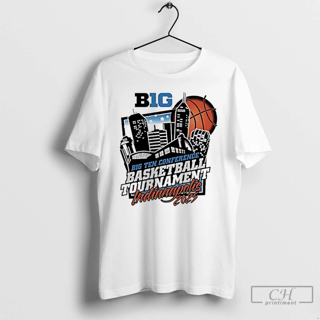Classic Indianapolis 2025 Big Ten Conference Basketball Tournament T-Shirts, Hoodie, Sweatshirt | PopFlextees.com