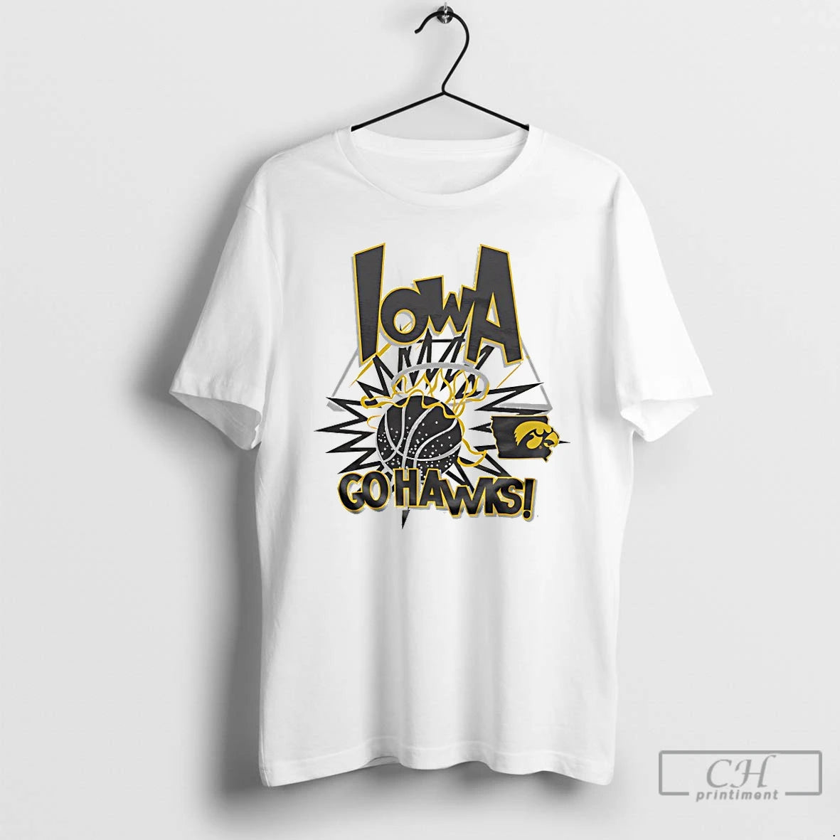 Classic Iowa Hawkeyes Iowa Go Hawks T-Shirts, Hoodie, Sweatshirt | PopFlextees.com