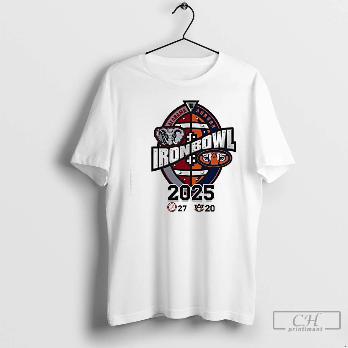 Classic Iron Bowl Alabama Vs Auburn 2025 Score T-Shirts, Hoodie, Sweatshirt | PopFlextees.com