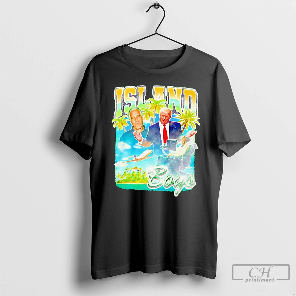 Classic Island Boys Jeffrey Epstein Donald Trump And Stephen Hawking Retro T-Shirts, Hoodie, Sweatshirt | PopFlextees.com