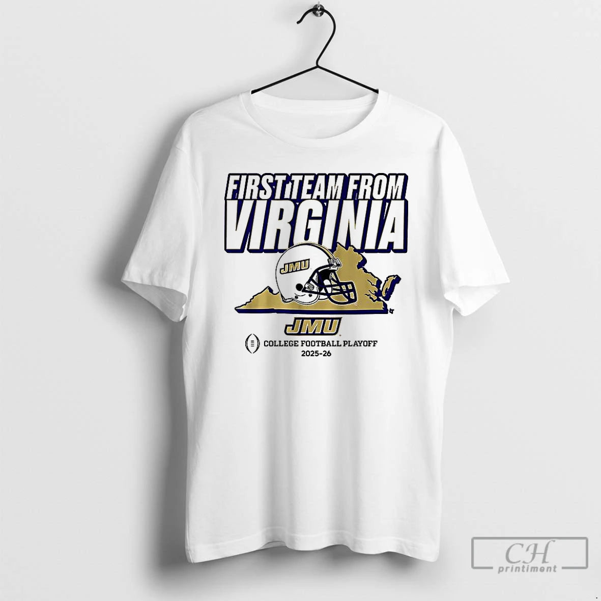 Classic Jmu College Football Playoff First Team From Virginia Helmet T-Shirts, Hoodie, Sweatshirt | PopFlextees.com