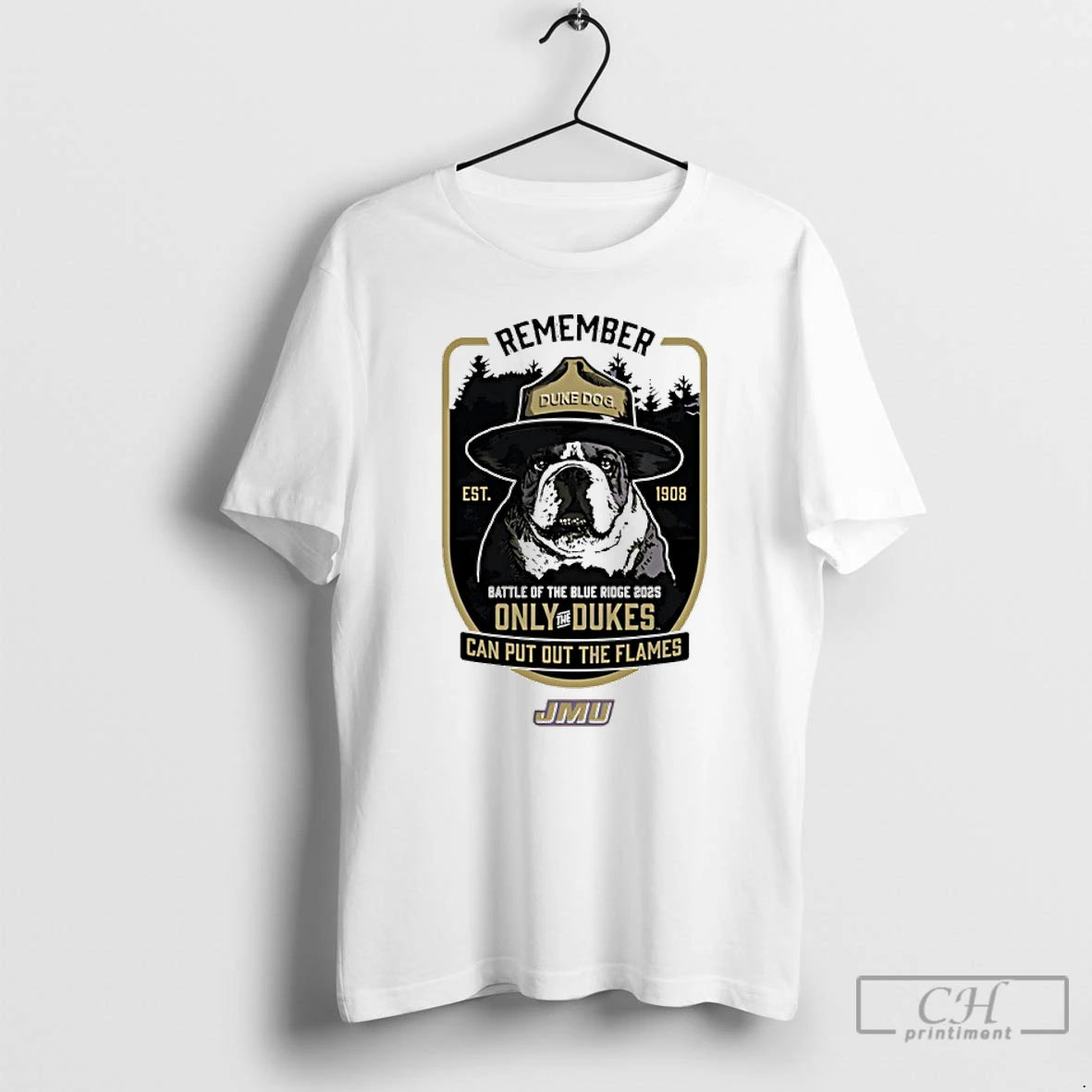 Classic Jmu Dukes Smokey The Duke Dog Battle Of The Blue Ridge 2025 Only The T-Shirts, Hoodie, Sweatshirt | PopFlextees.com
