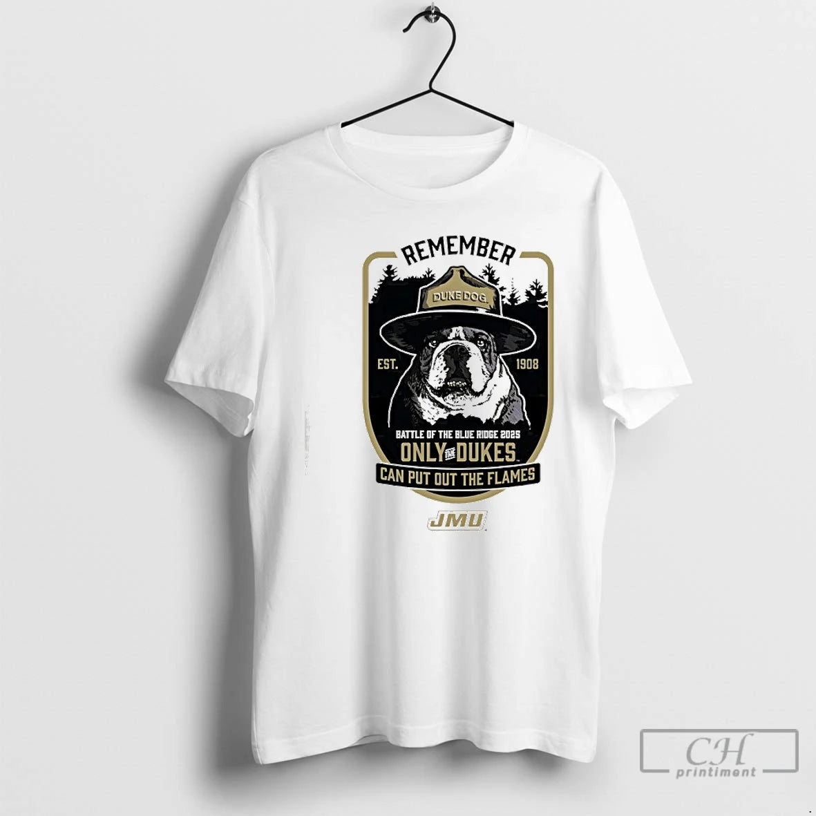 Classic Jmu James Madison Smokey Duke Dog Can Pit Out Flames T-Shirts, Hoodie, Sweatshirt