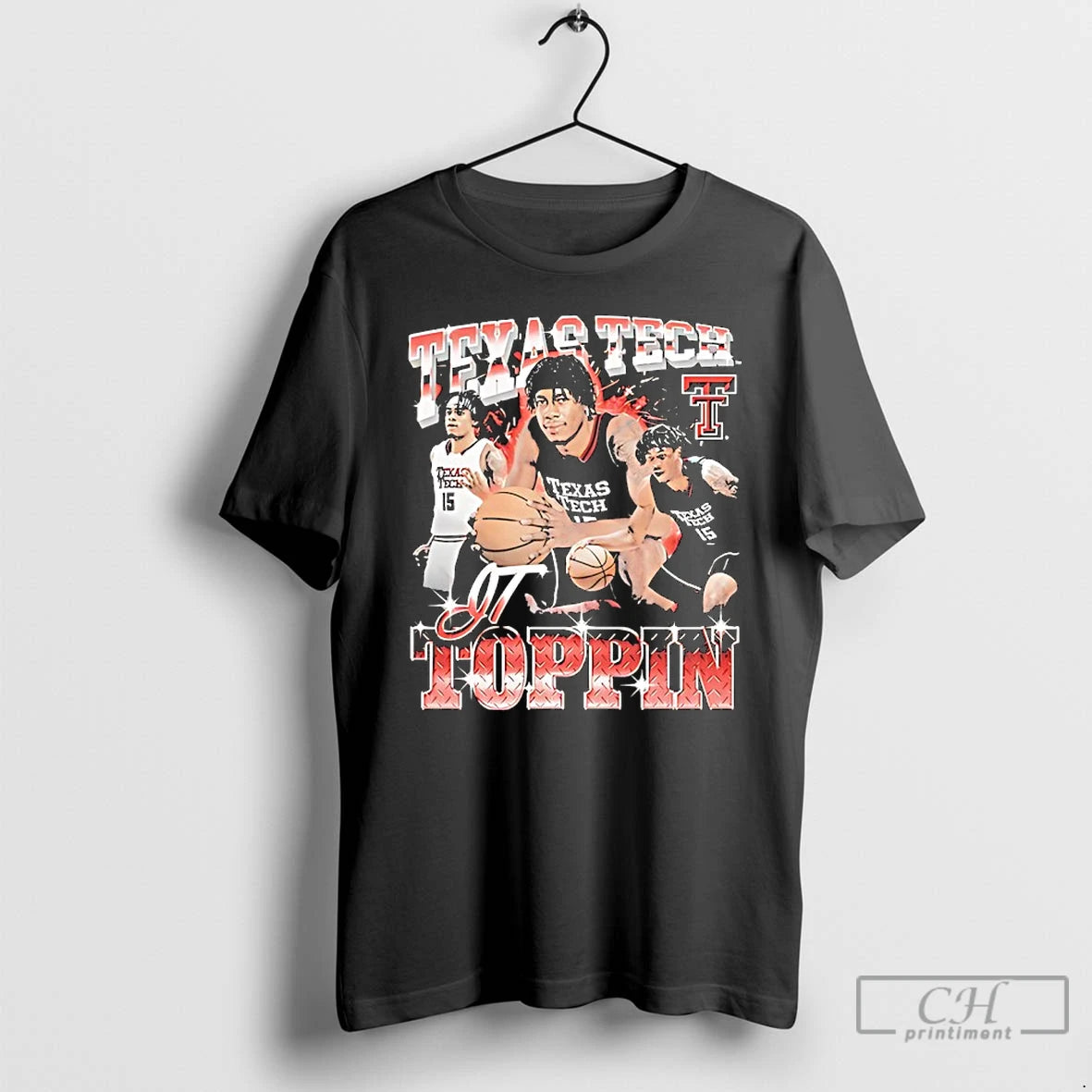 Classic Jt Toppin Texas Tech Red Raiders Basketball Vintage T-Shirts, Hoodie, Sweatshirt